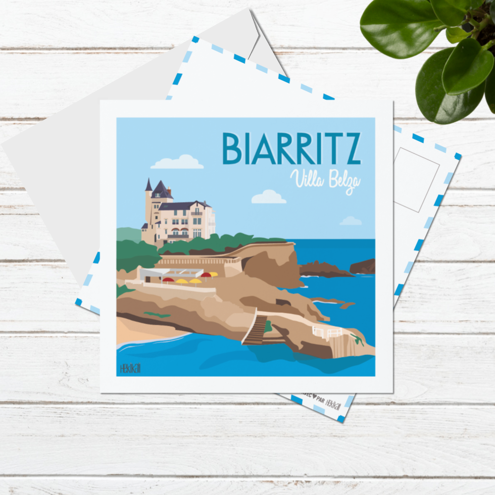 Biarritz Villa Belza - Carte Postale